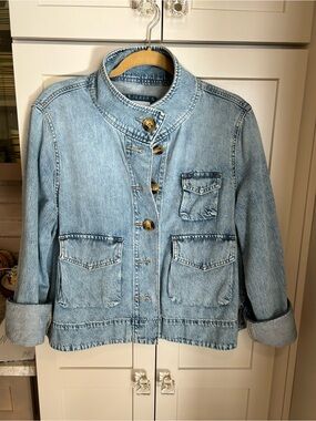 LOFT Light Blue Denim Jacket for Kids